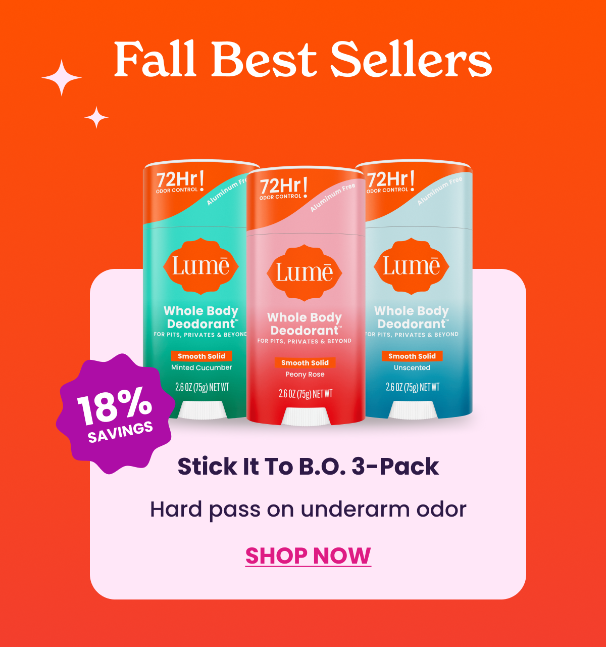 Stick It To B.O. 3-Pack Stick It To B.O. 3-Pack