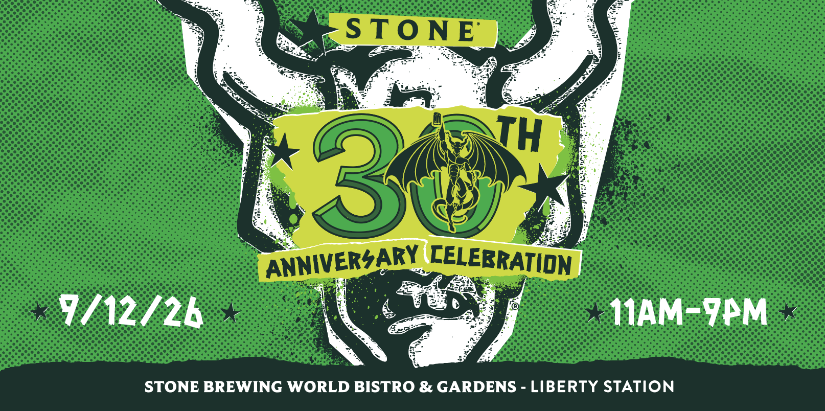 stone 30th anniversary celebration