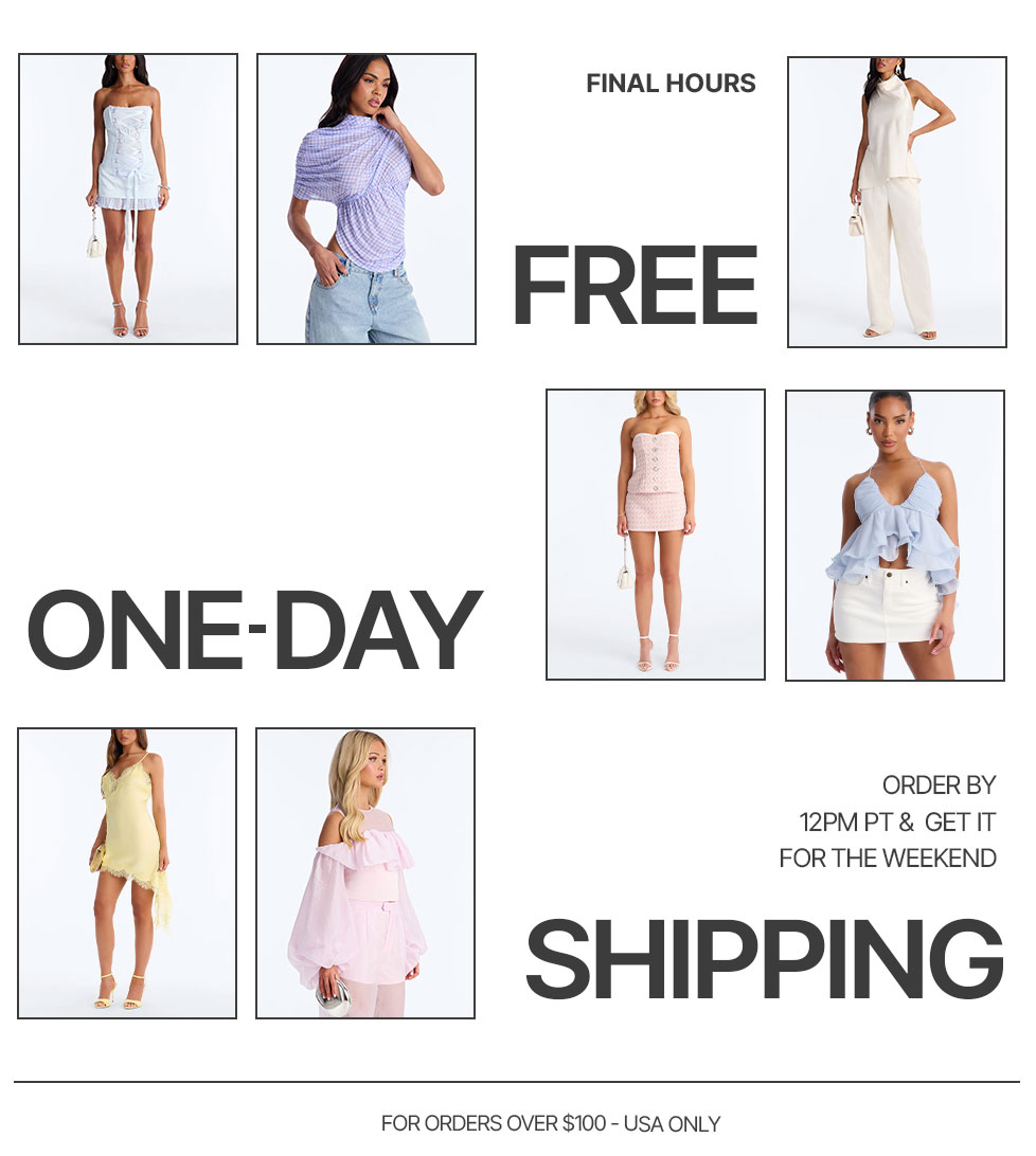 Elegant woman in a voluminous lavender strapless gown, leaning on a railing against blue sky. Shop the 70% off sitewide sale.