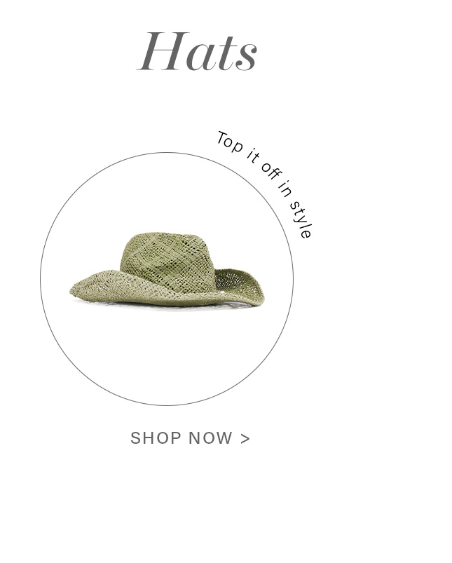 Light green woven straw sun hat for women. Shop stylish summer hats.