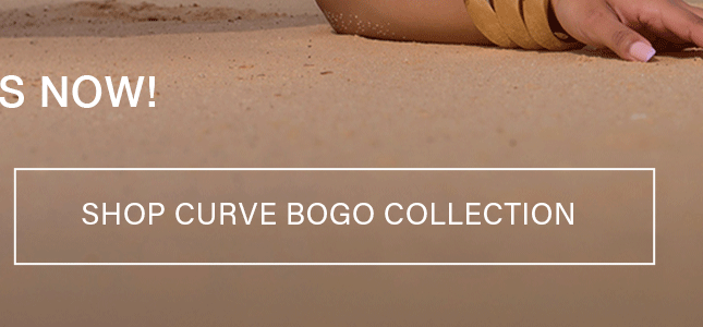 Shop Curve BOGO Collection now! Plus size swimwear & beach fashion BOGO sale. Hand on sand.