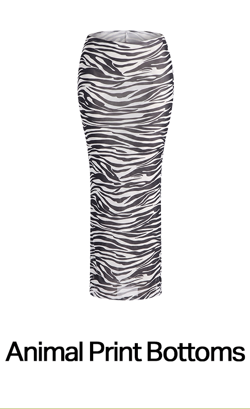 Black & white zebra print sheer bodycon maxi skirt. Women's fashion animal print pencil skirt.