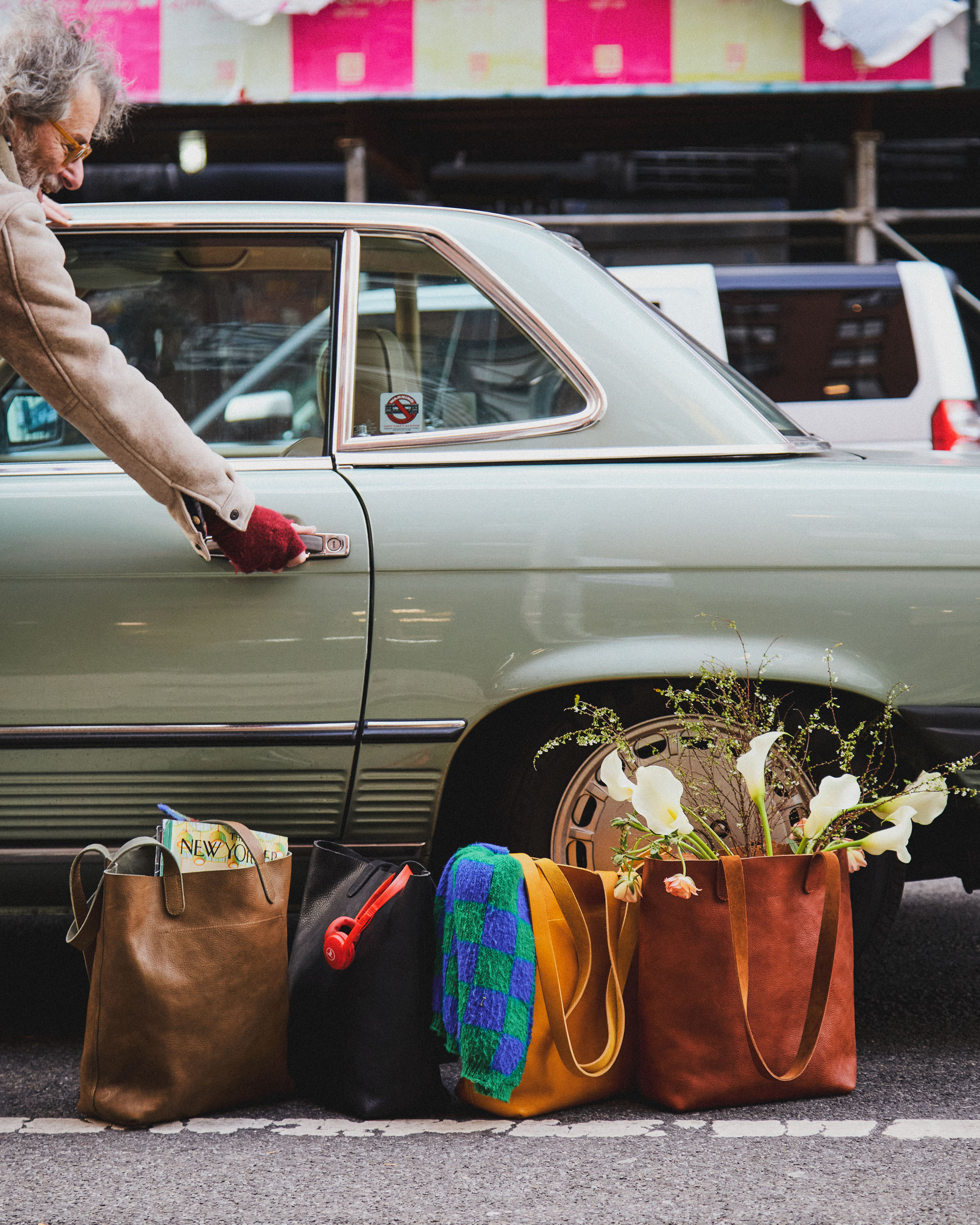 an image of a pair of feet in slippers on a rug