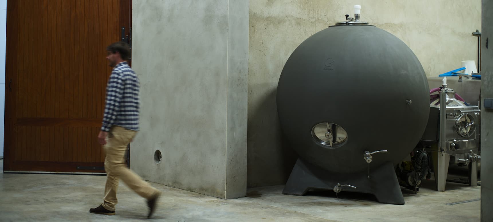 Vincent Cuillier's cellar in the Massif de Saint Thierry
