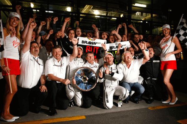 Button and Brawn arrive in 2009 in style