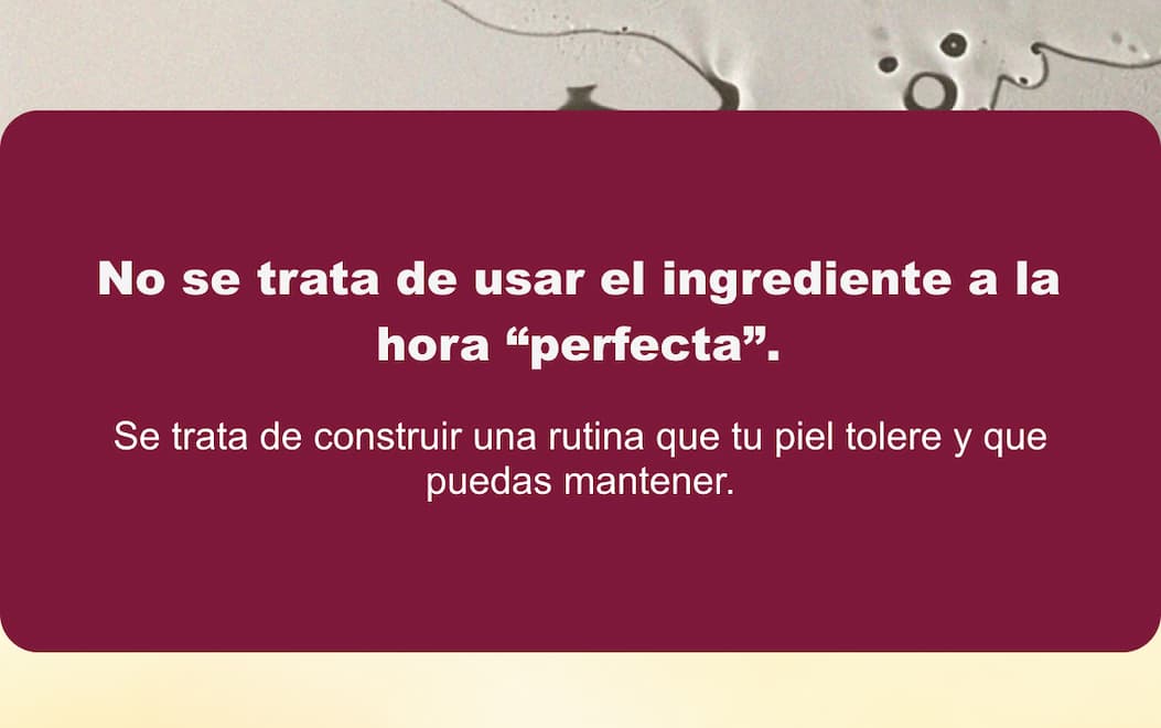 ¿De verdad importa cuándo usas cada ingrediente? — 8