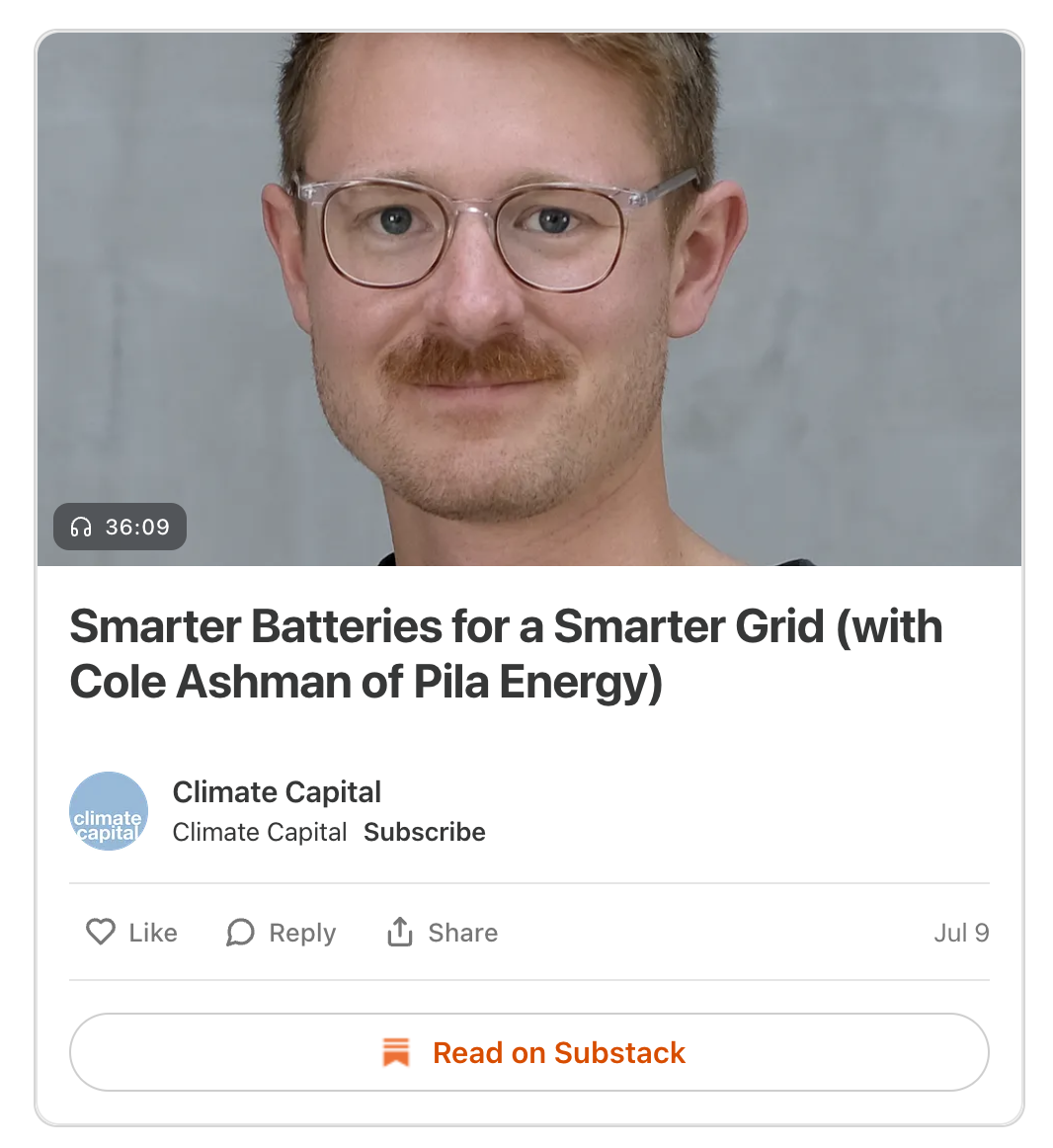 Pila on the Climate Capital Podcast