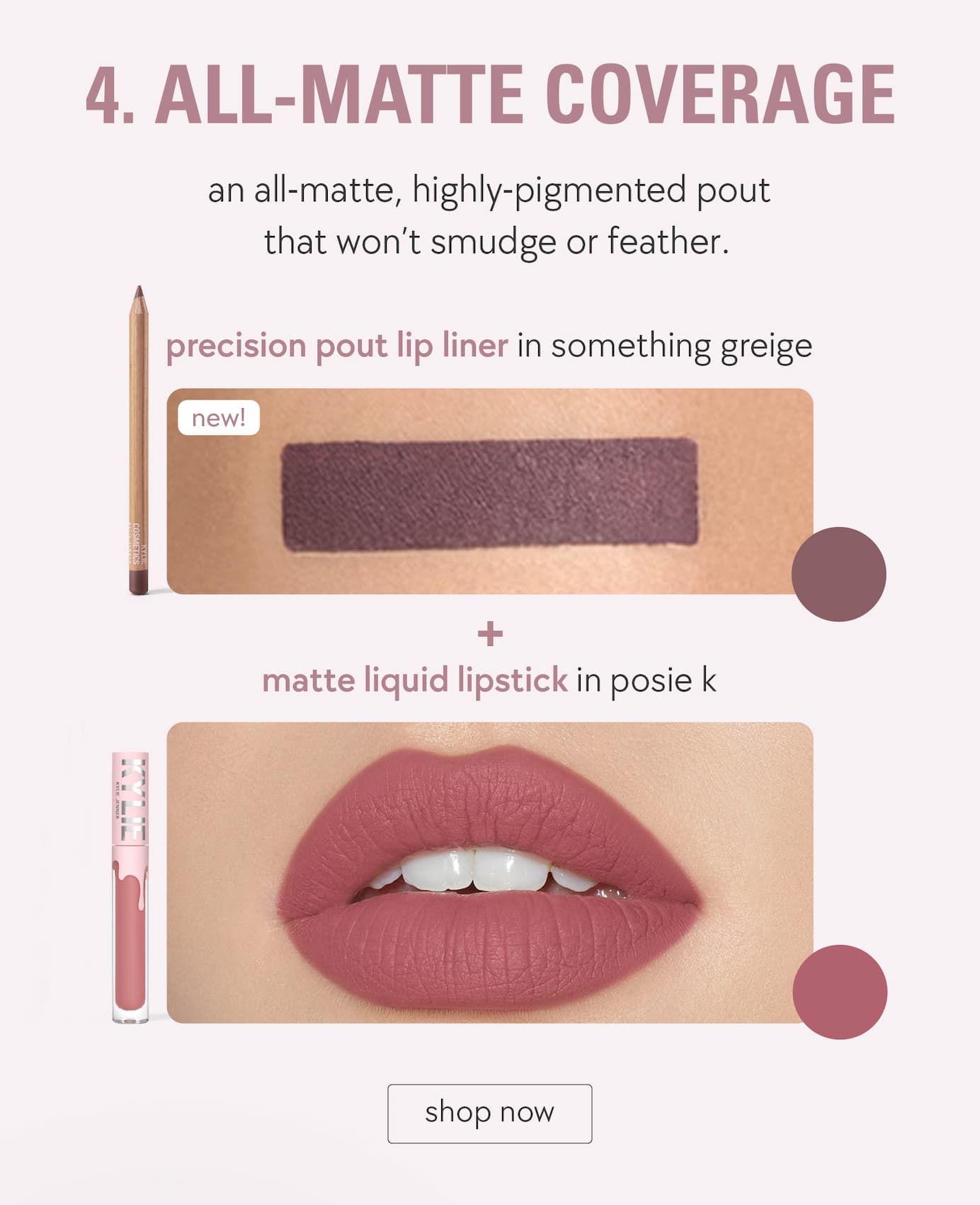 all-matte coverage lip combo