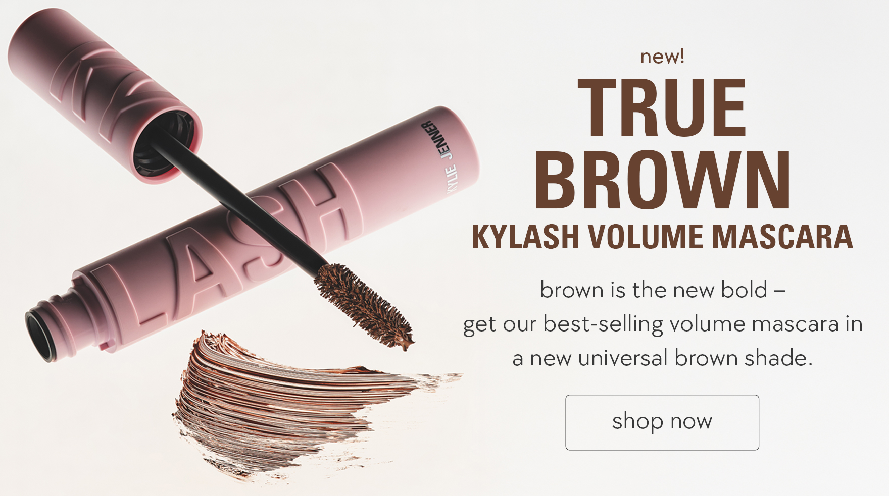 shop true brown kylash volume mascara