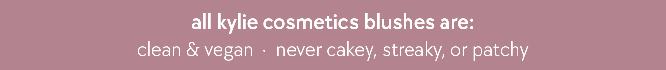 all kylie cosmetics brushes are clean & vegan