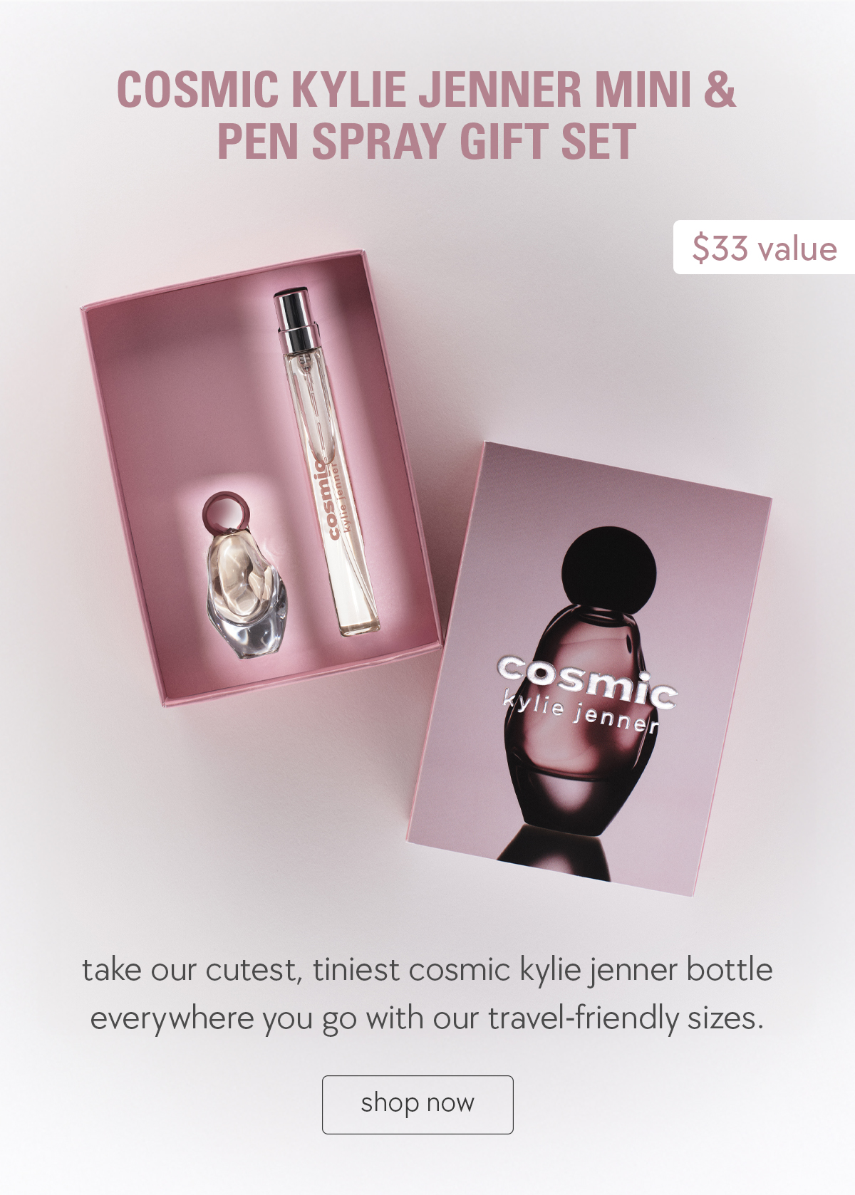 cosmic kylie jenner mini & pen spray gift set cosmic kylie jenner mini & pen spray gift set