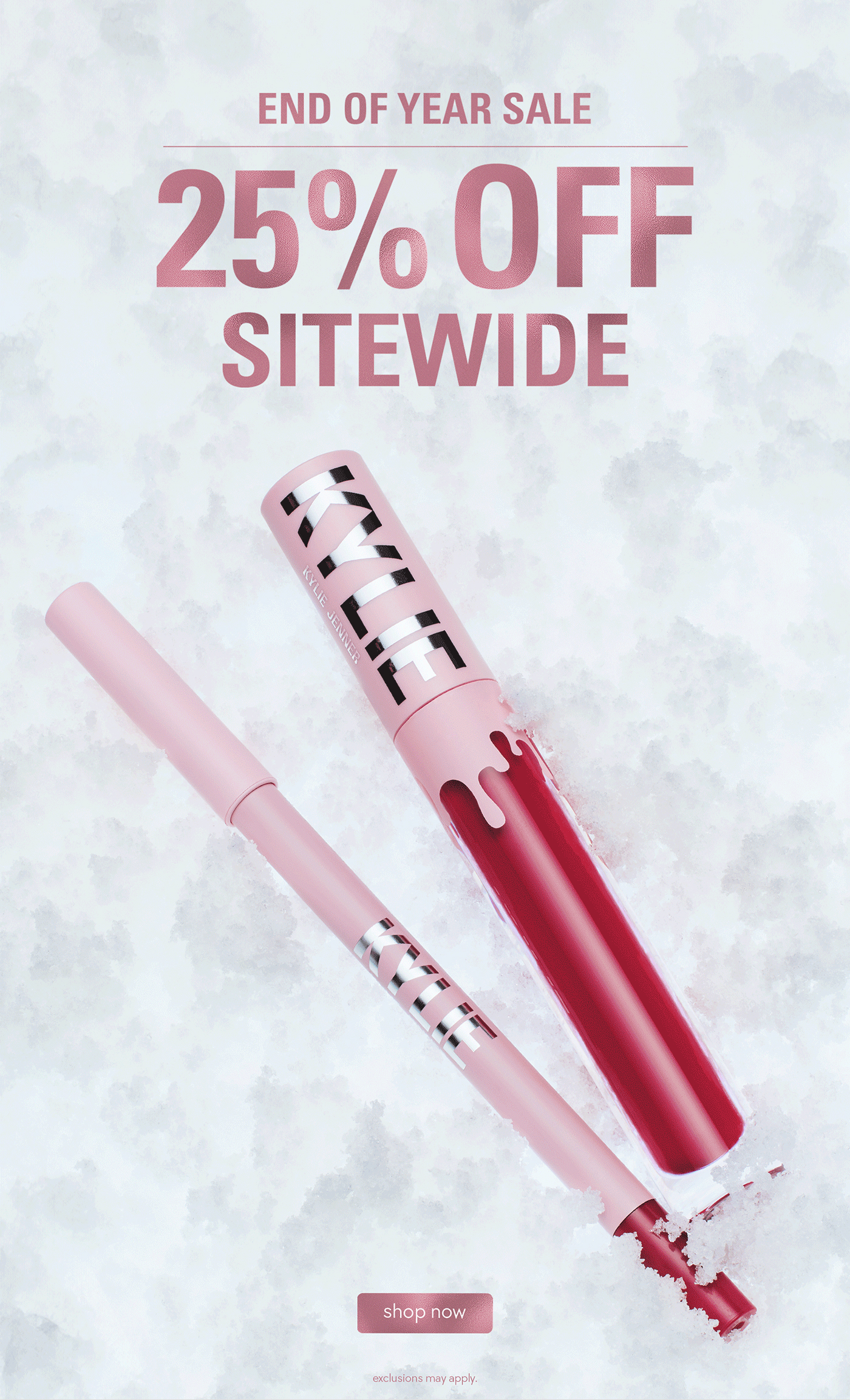 end of year sale 25% off sitewide