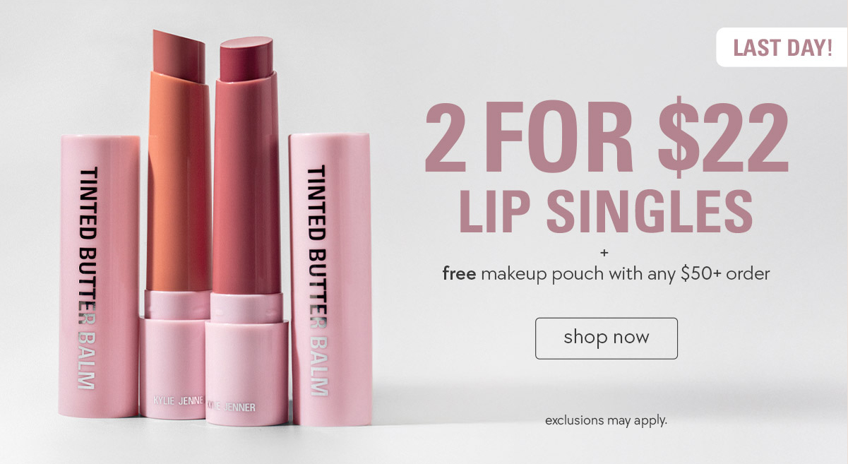 shop 2 for $22 lip singles