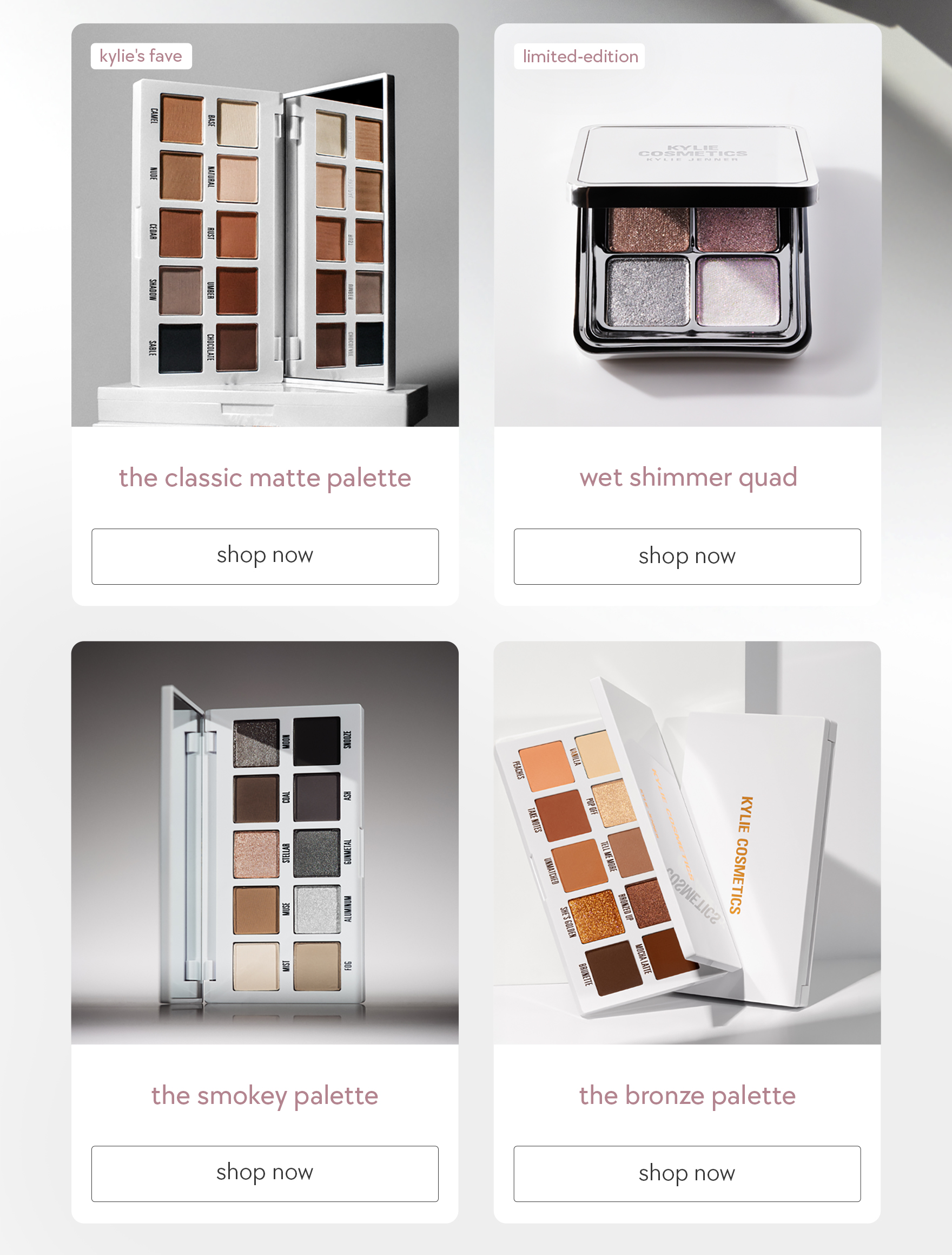 shop eyeshadow palettes