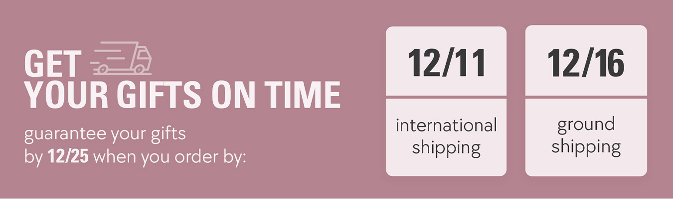 get your gifts on time