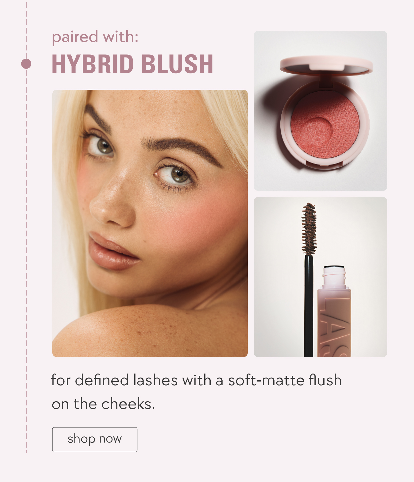 paired with: hybrid blush