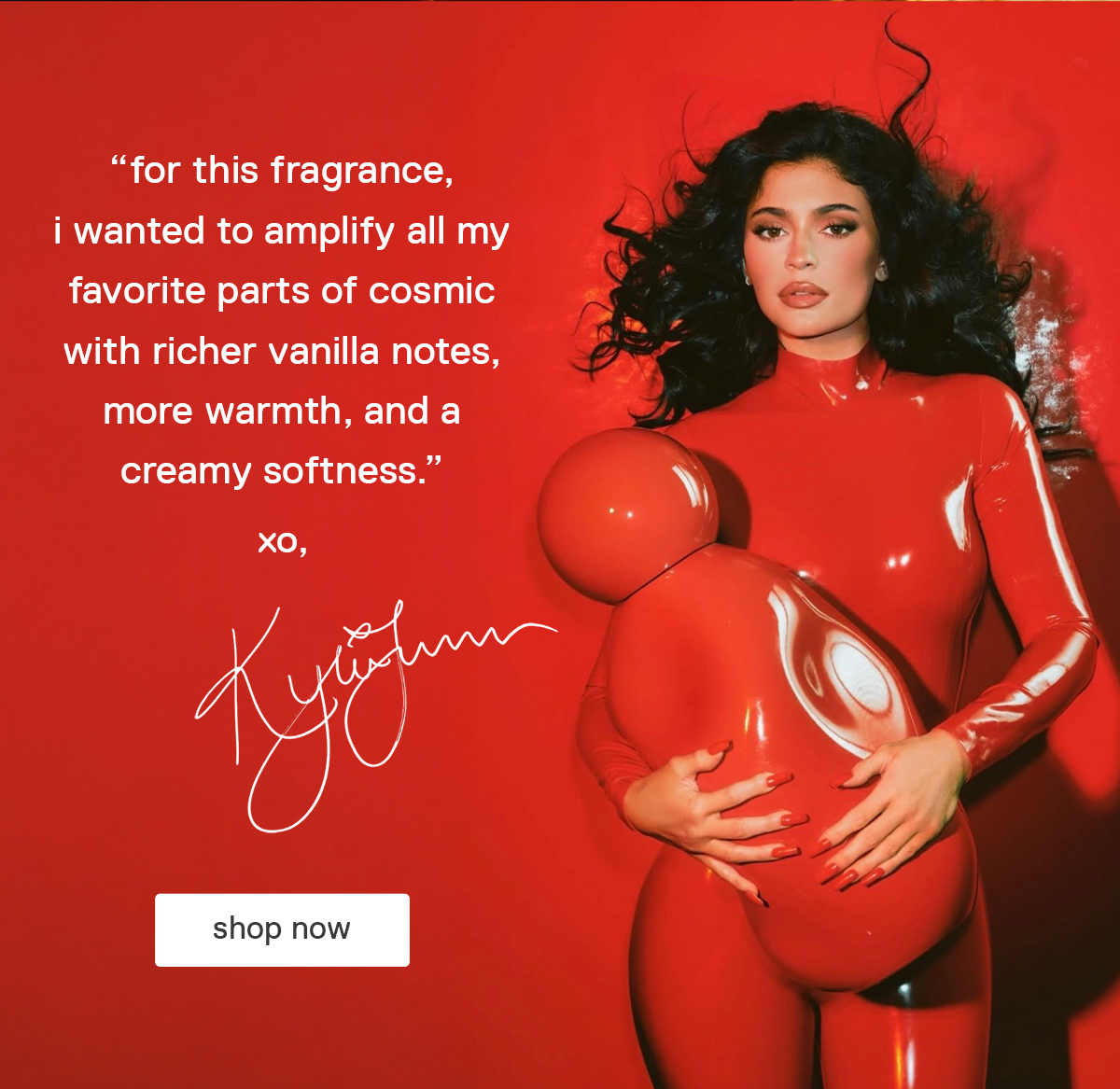 for this fragrance, i wanted to amplify all my favorite parts of cosmic