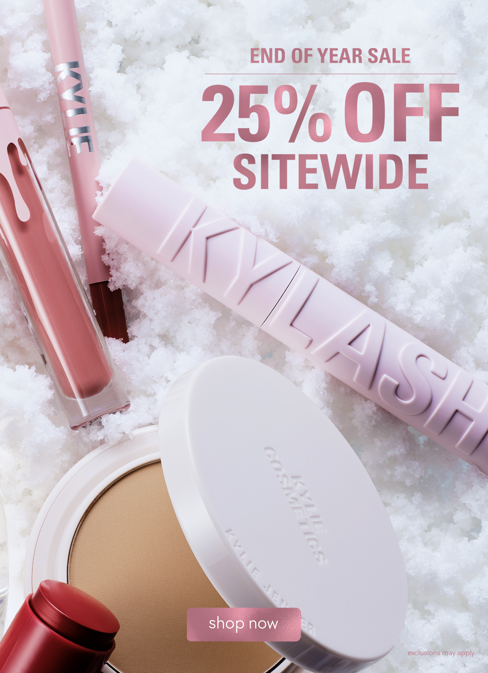 end of year sale 25% off sitewide