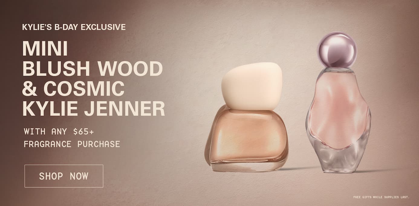kylie's bday exclusive - mini blush wood & cosmic kylie jenner