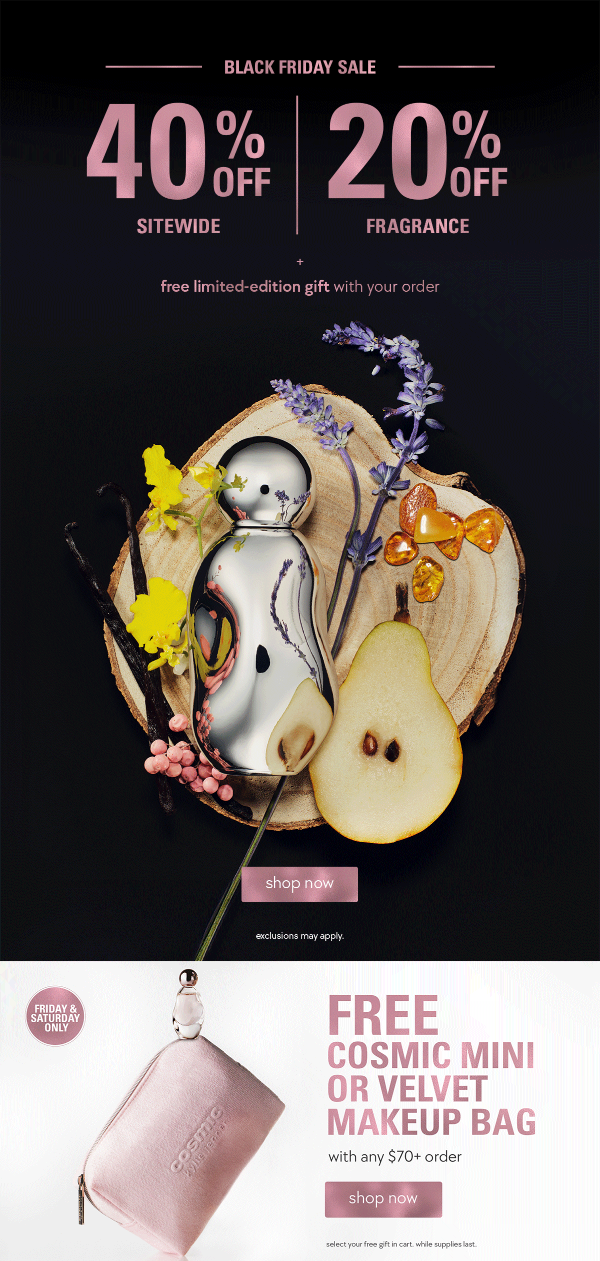 40% off sitewide + free limited-edition gift with your order