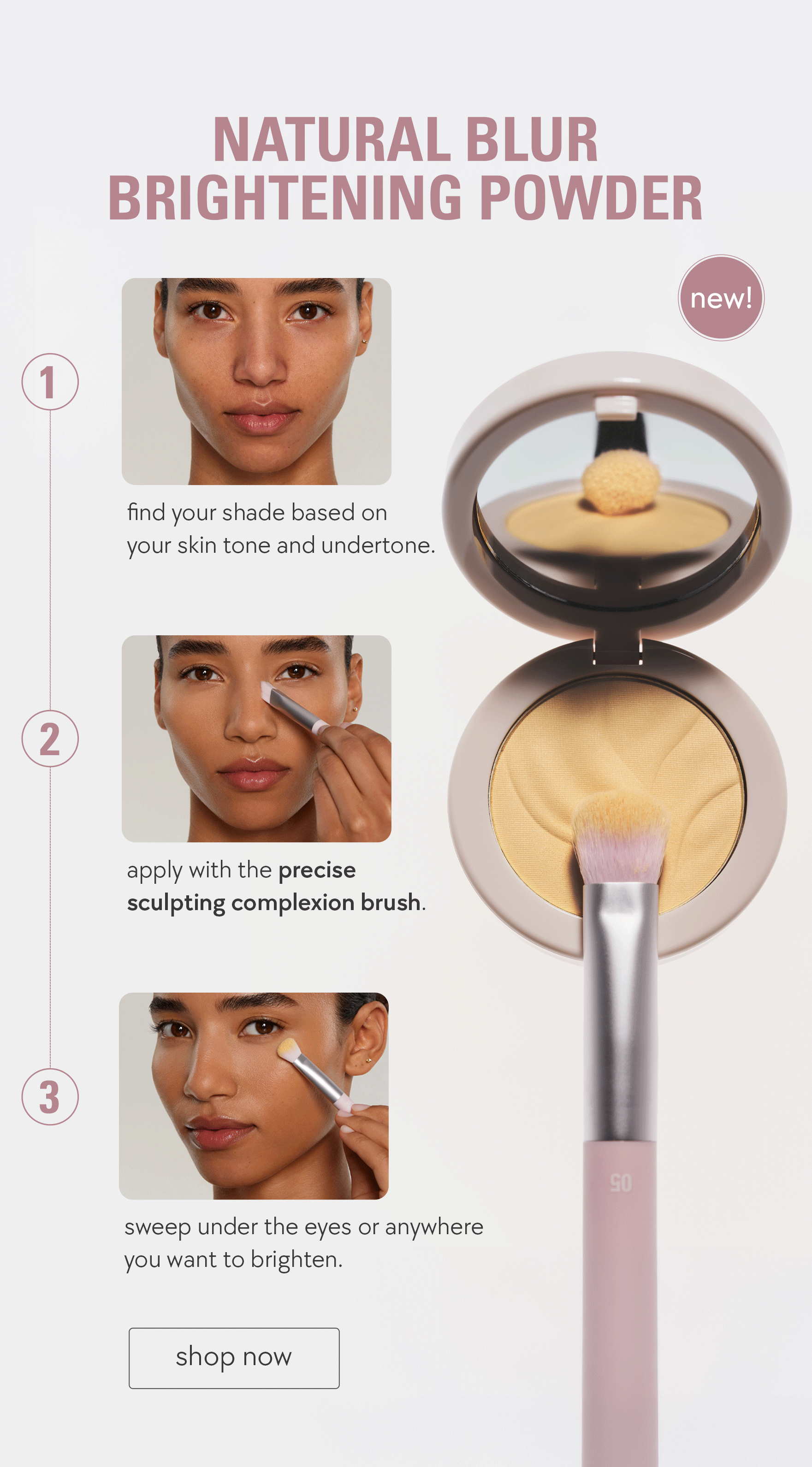 natural blur brightening powder