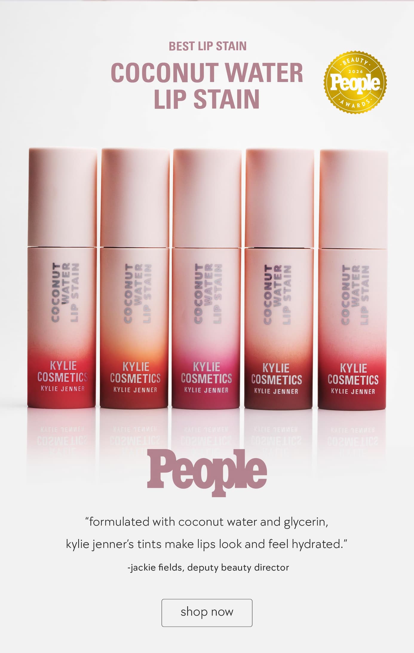 coconut water lip stain