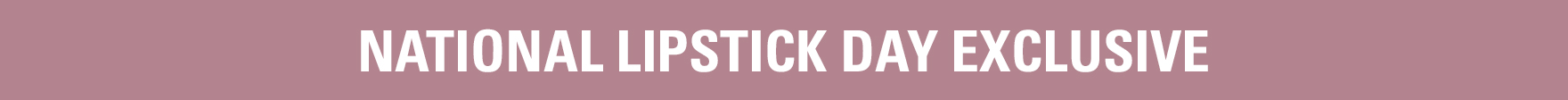 national lipstick day exclusive