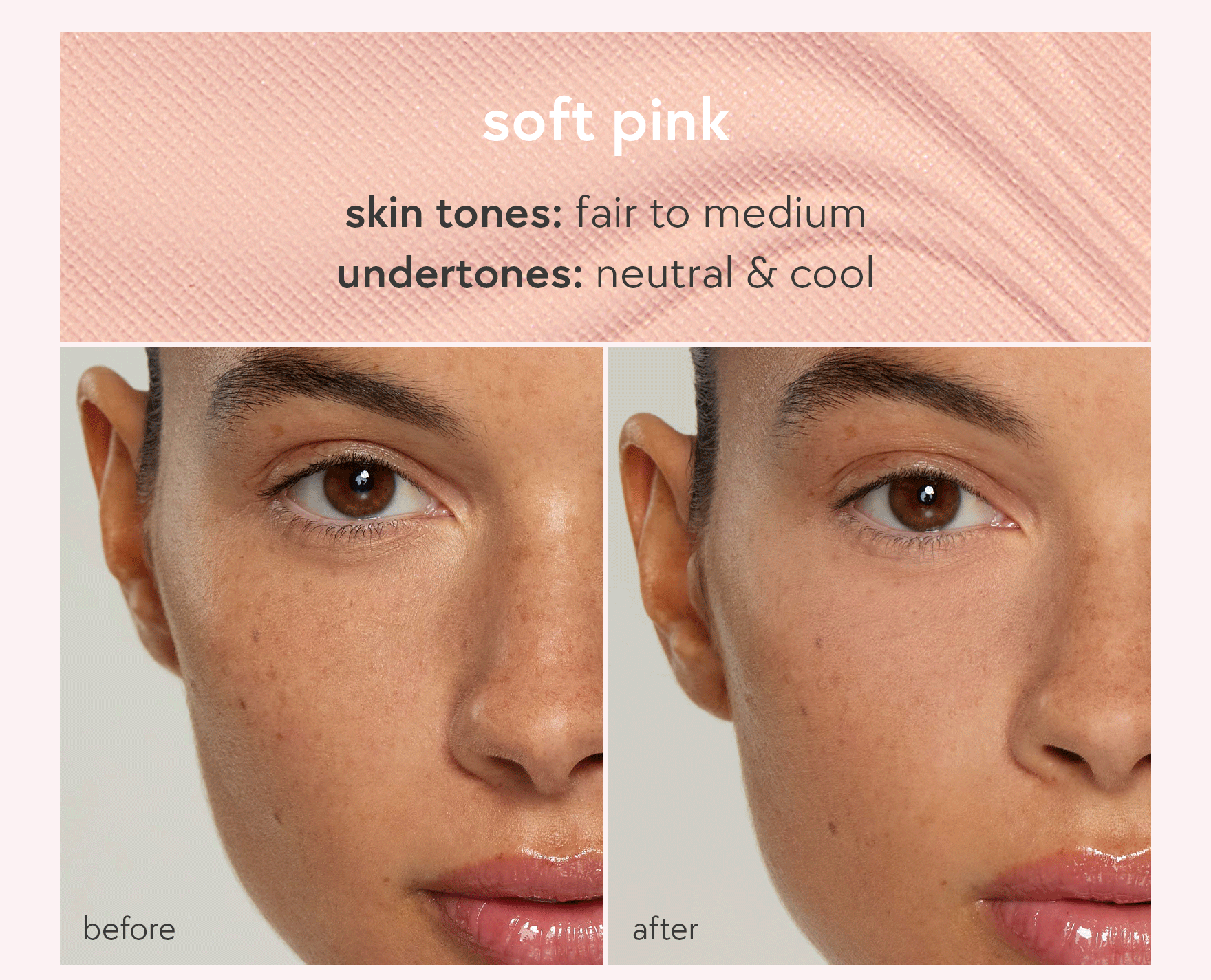 find your shade - soft pink