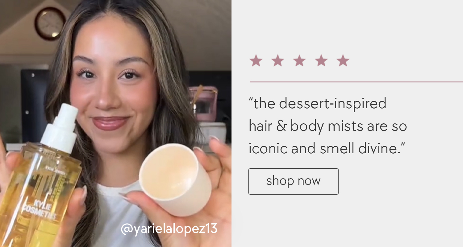 "the dessert-inspired hair & body mists are so iconic and smell divine."