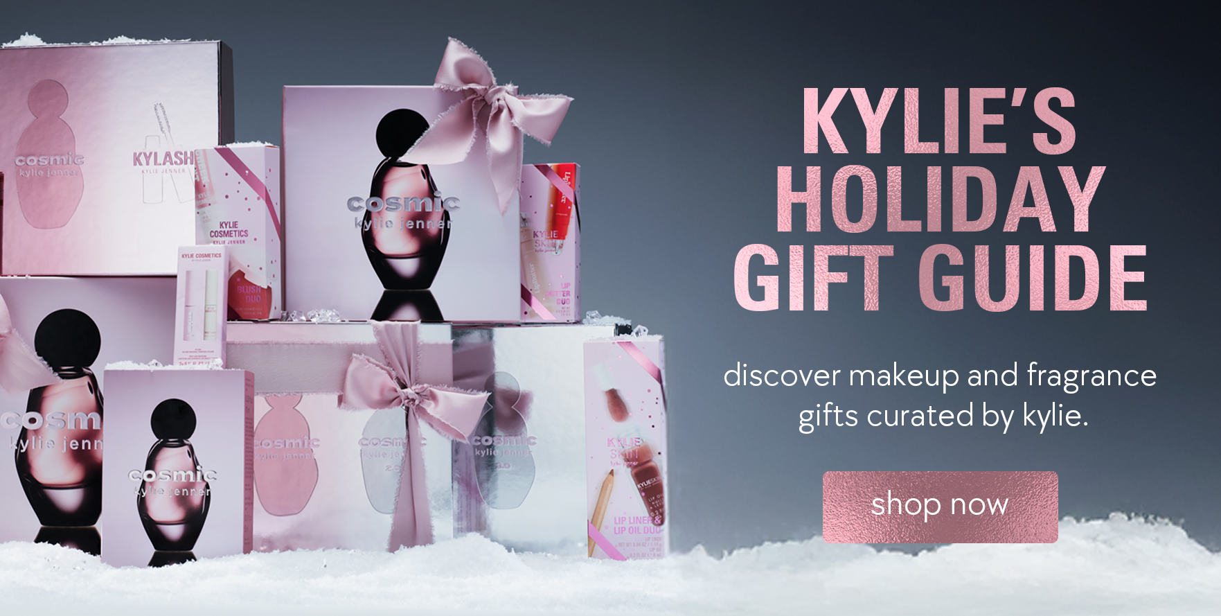 kylie's holiday gift guide. discover makeup and fragrance gifts curated by kylie.