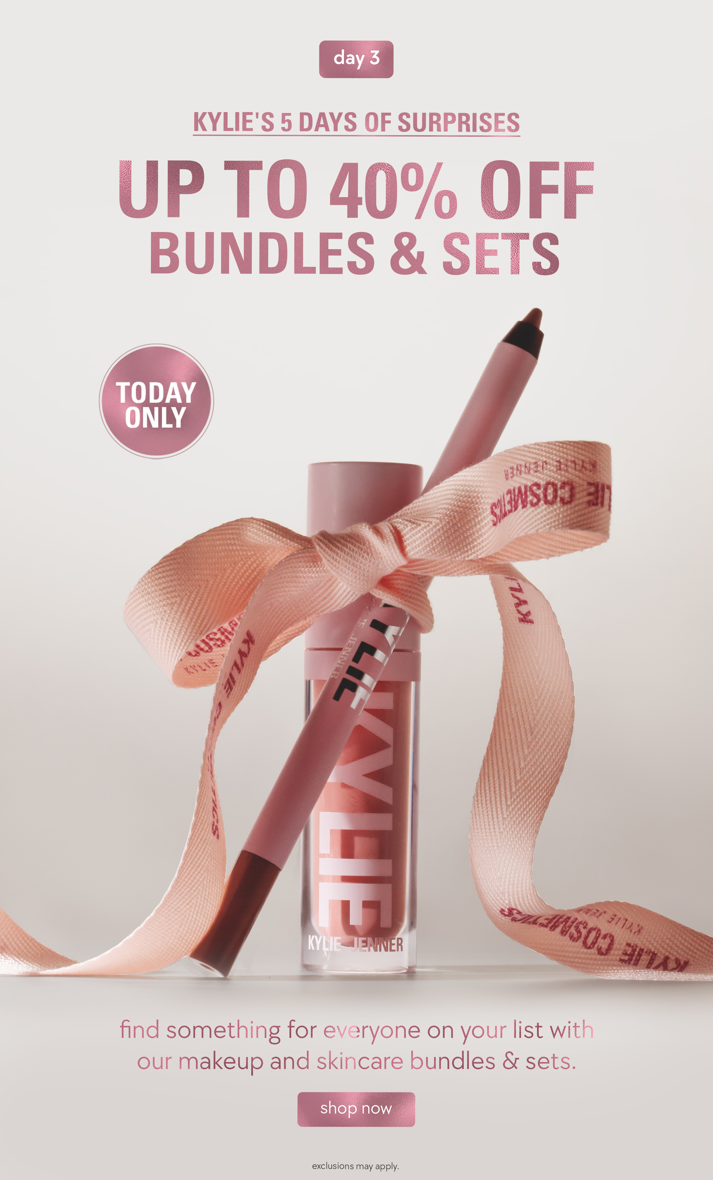 up to 40% off bundles & sets
