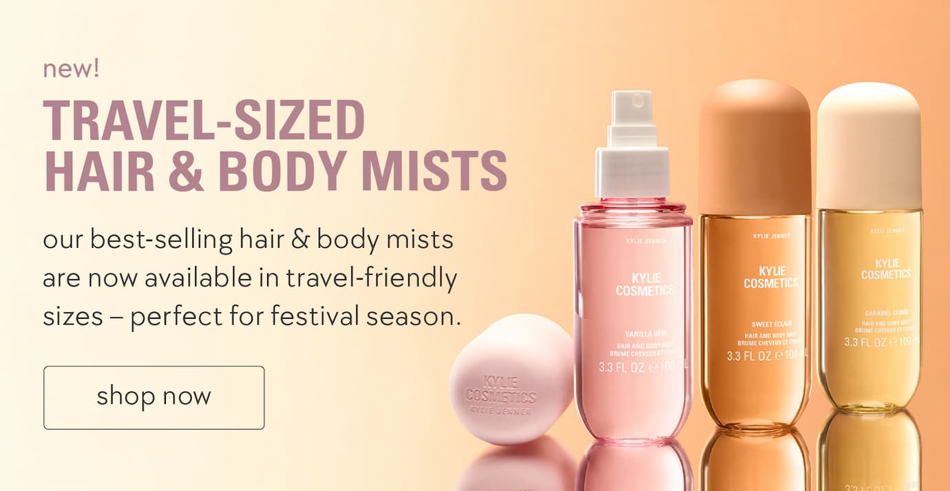 new travel-sized hair & body mists
