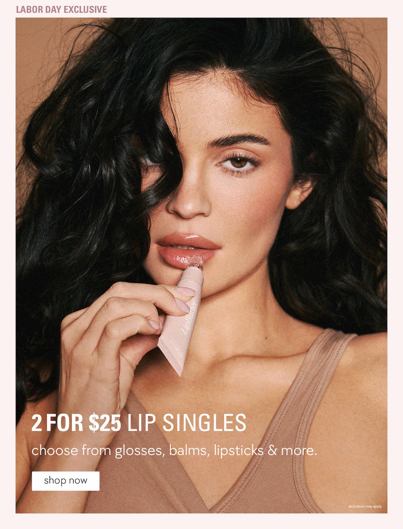 labor day exclusive: 2 for $25 Lip Singles