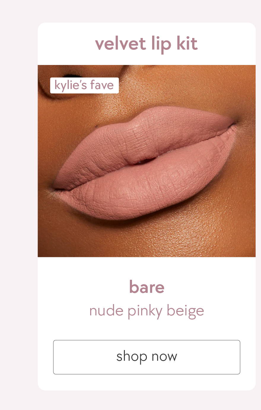 velvet lip kit - bare