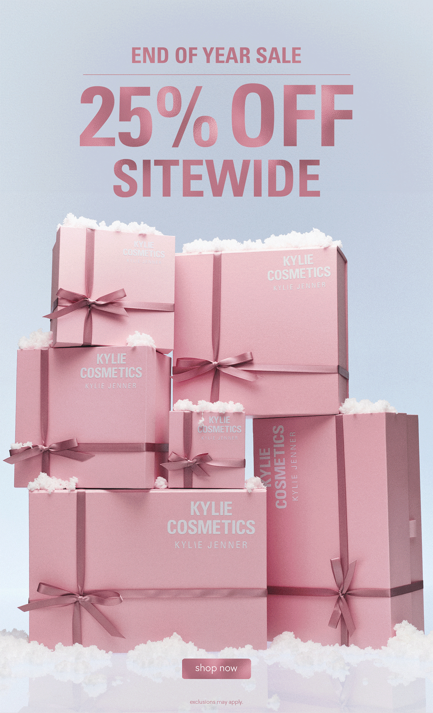 end of year sale 25% off sitewide