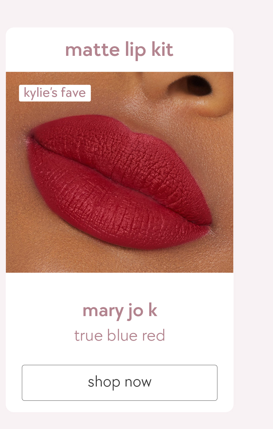matte lip kit - mary jo k