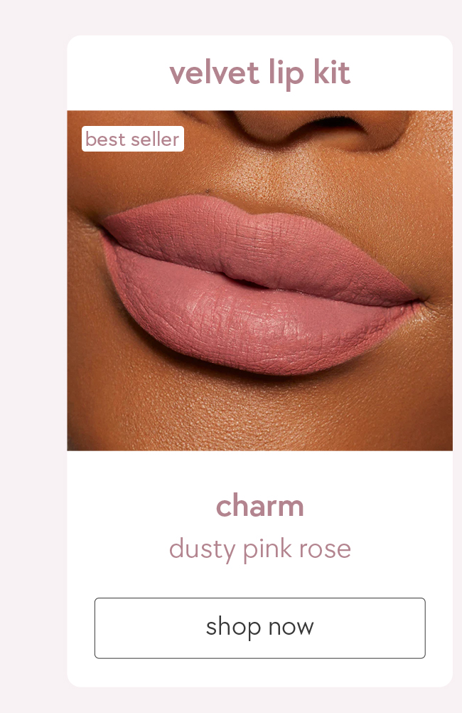 velvet lip kit - charm