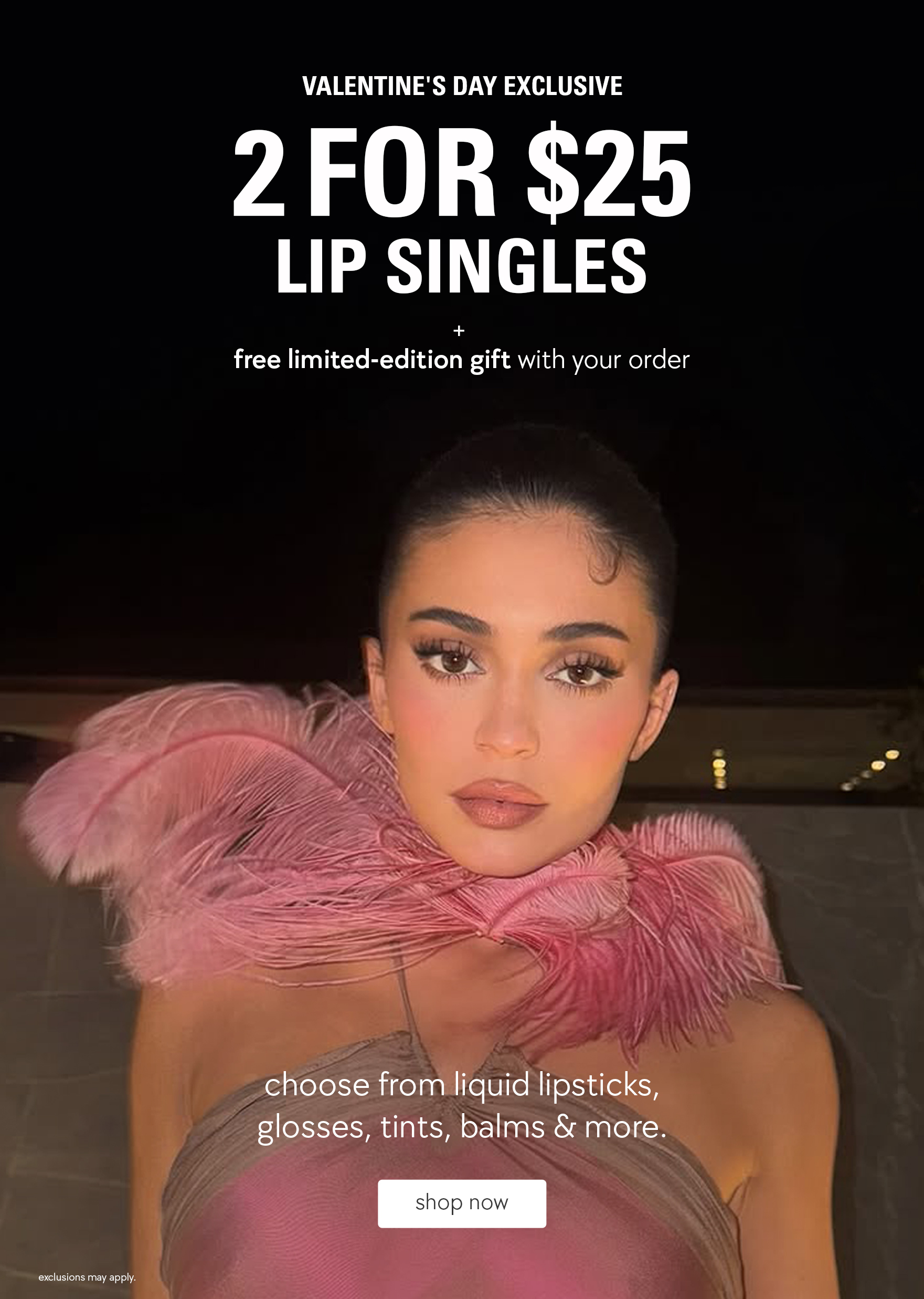 2 for $25 lip singles
