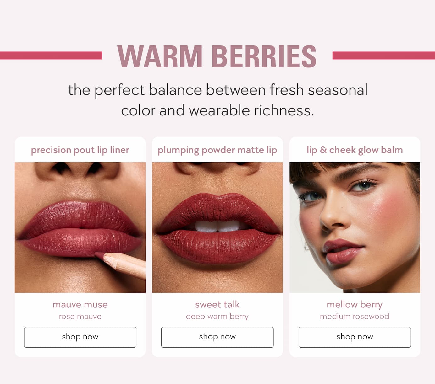 warm berries