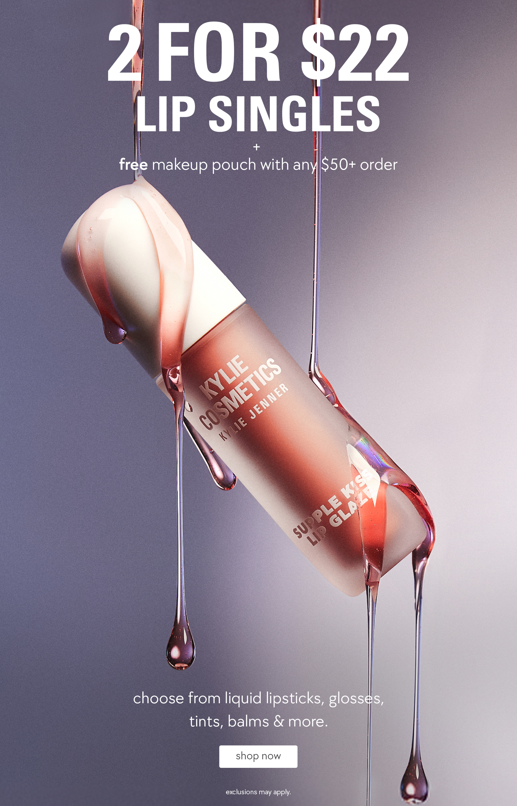 2 for $22 lip singles