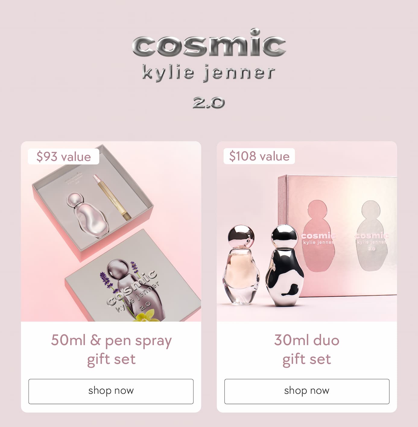 cosmic kylie jenner 2.0 gift sets