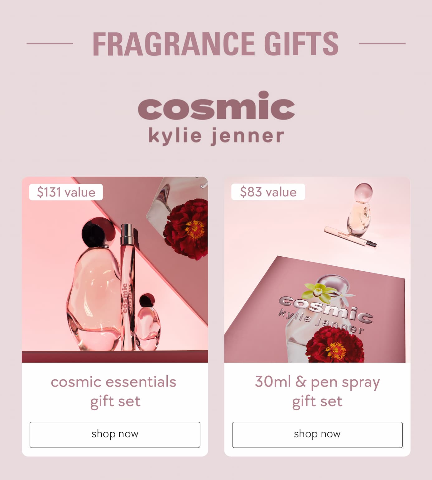 cosmic kylie jenner gift sets