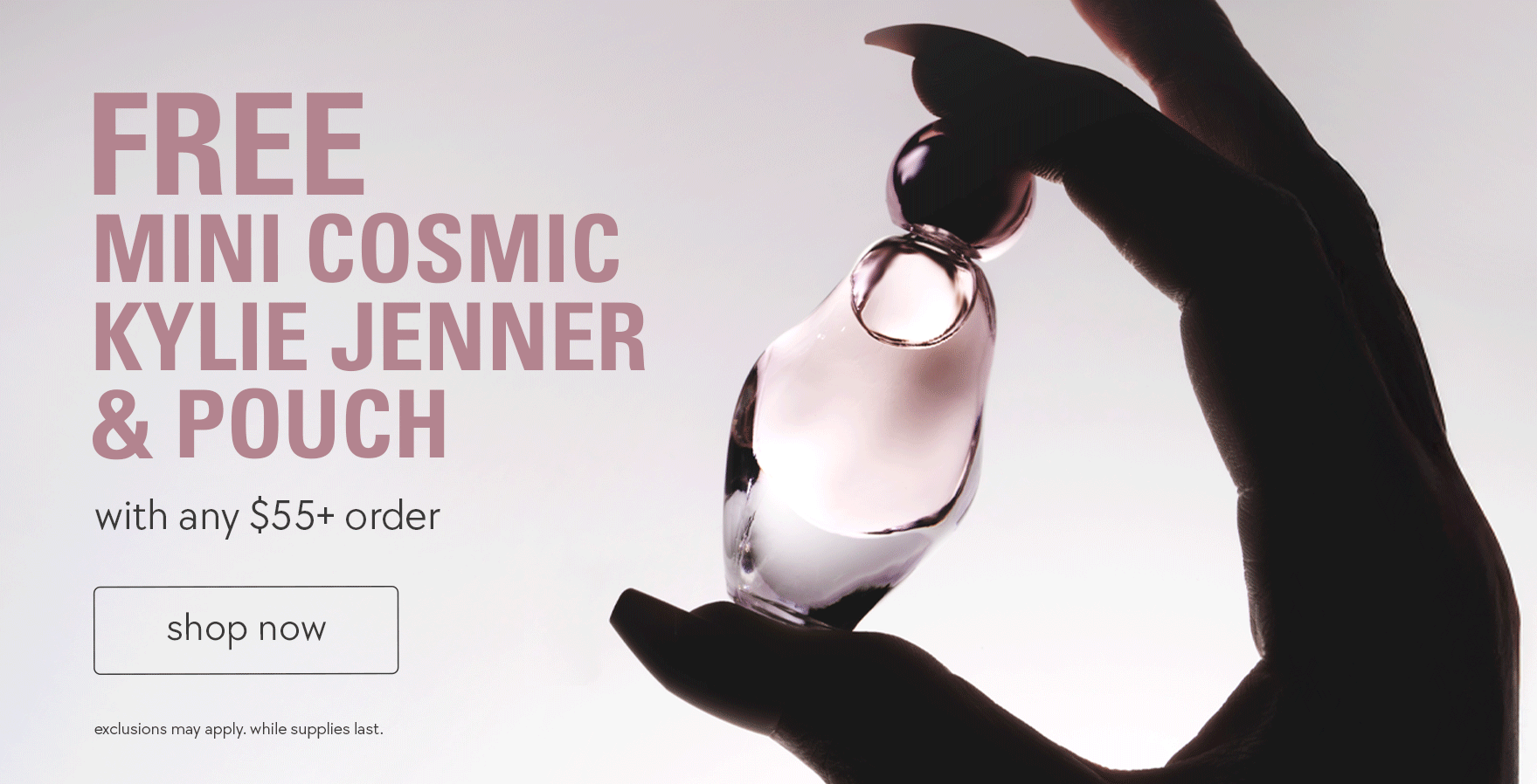 free mini cosmic kylie jenner & pouch