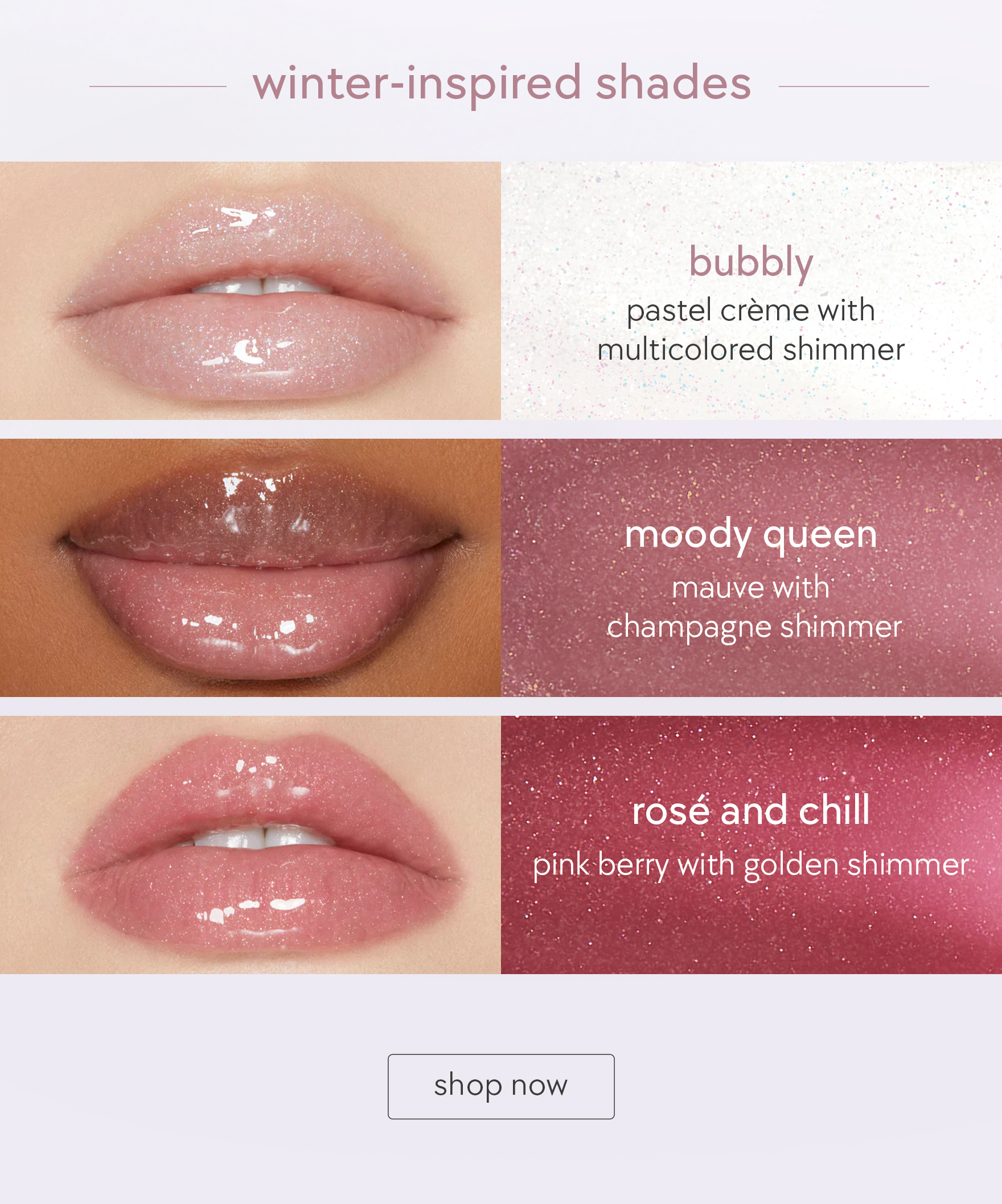 winter-inspired shades