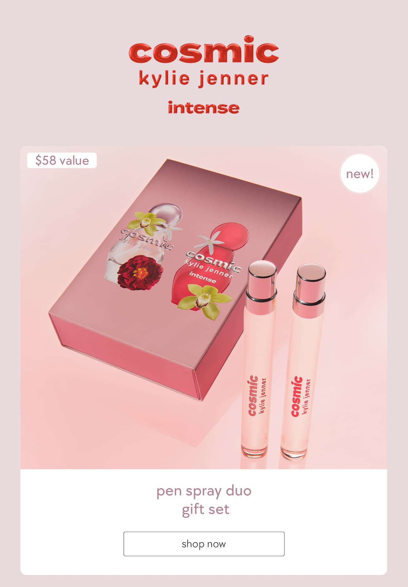 cosmic kylie jenner intense gift sets