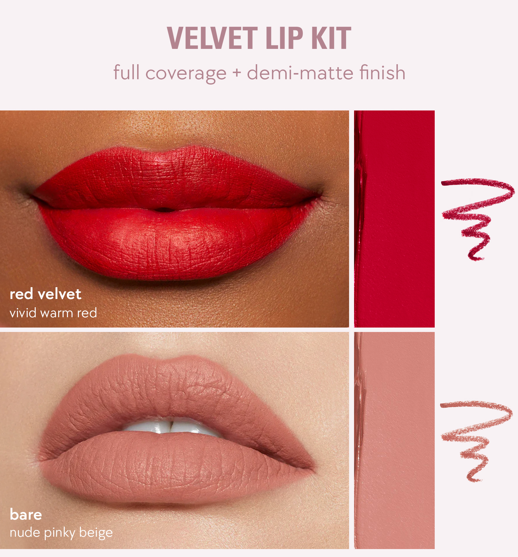 velvet lip kit
