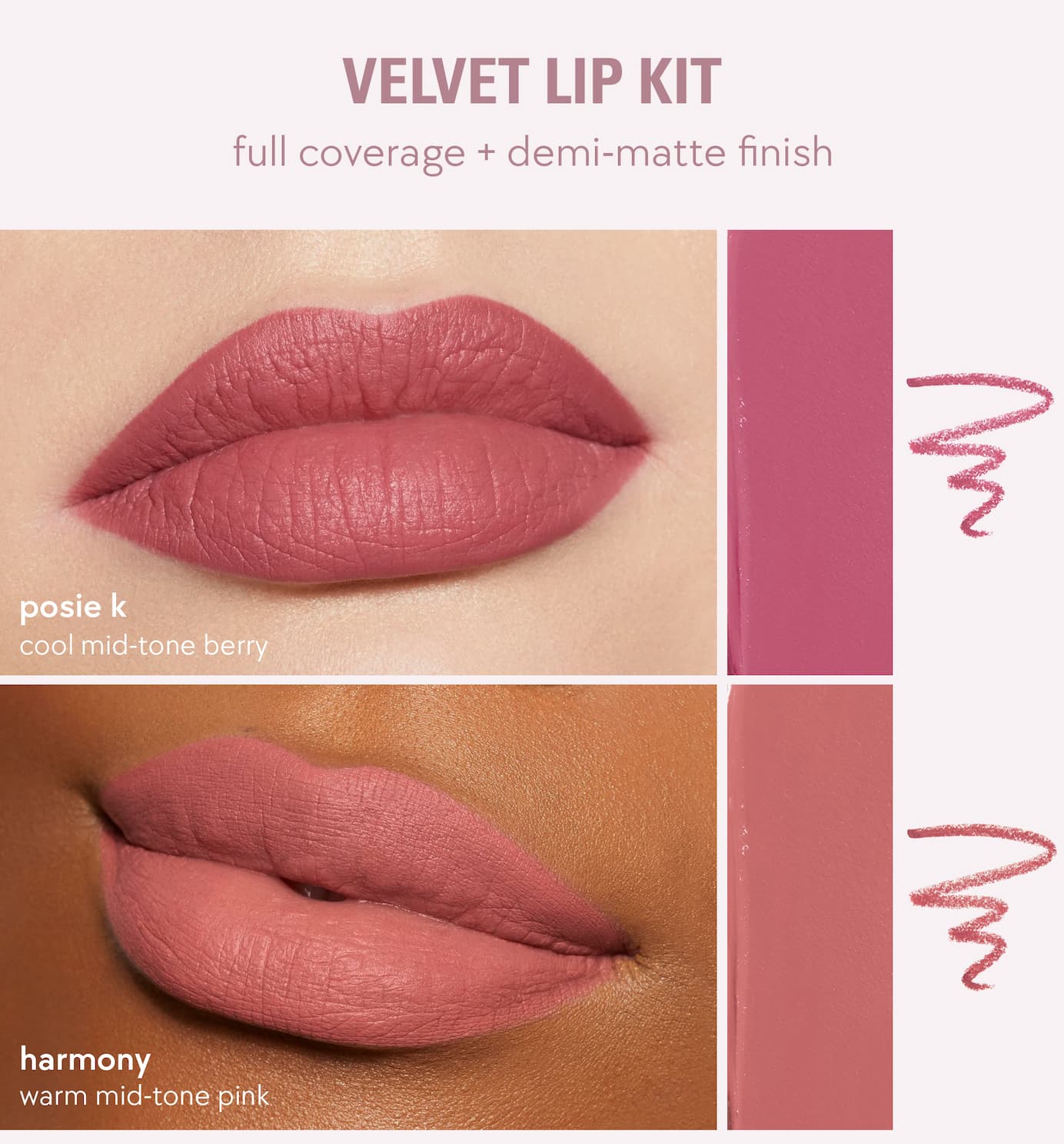 velvet lip kit