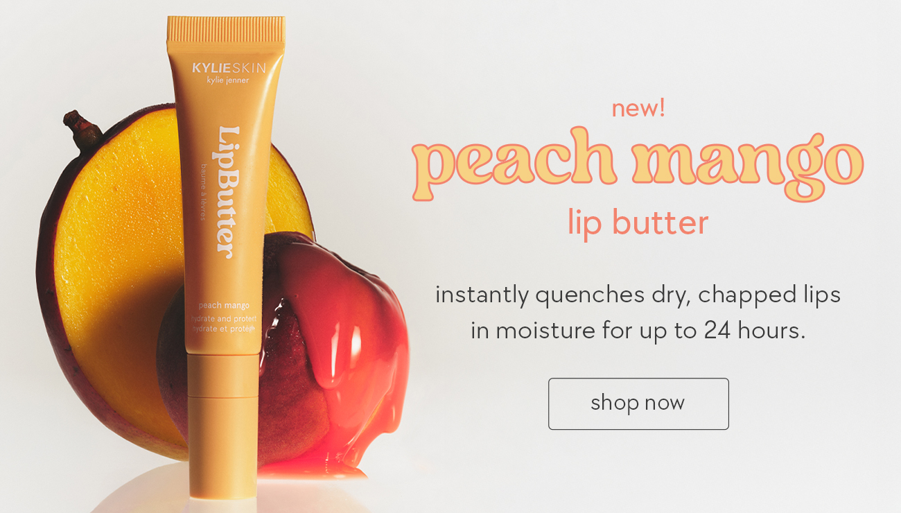 new! lip butter peach mango