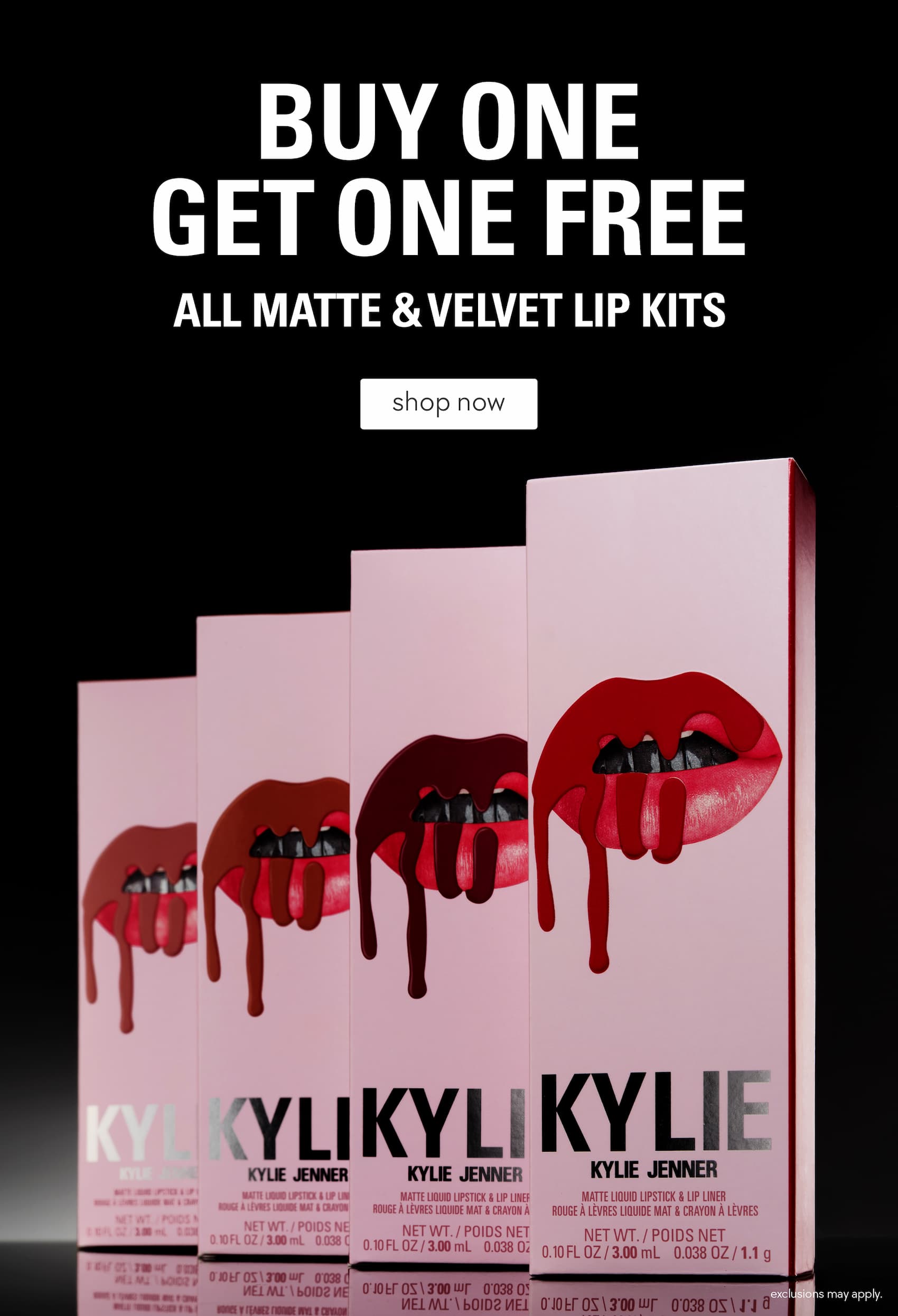 buy one, get one free lip kits