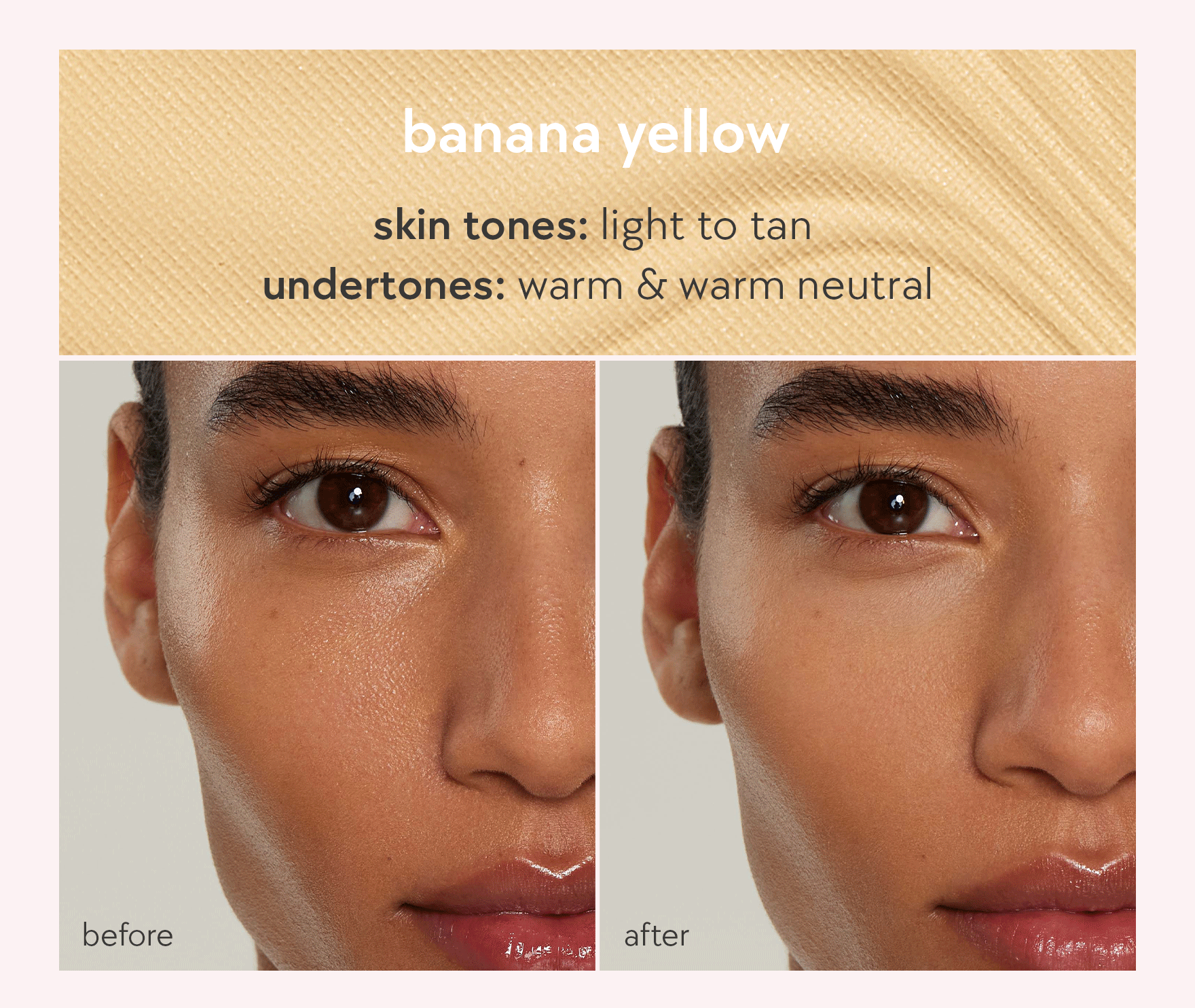 find your shade - banana yellow